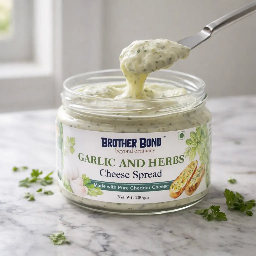 Garlic and Herb Cheese Spread Brother Bond