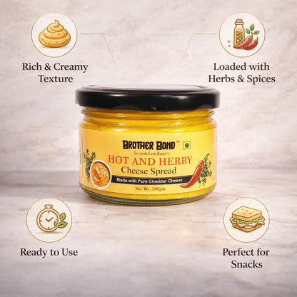 Made with pure cheddar cheese spread 