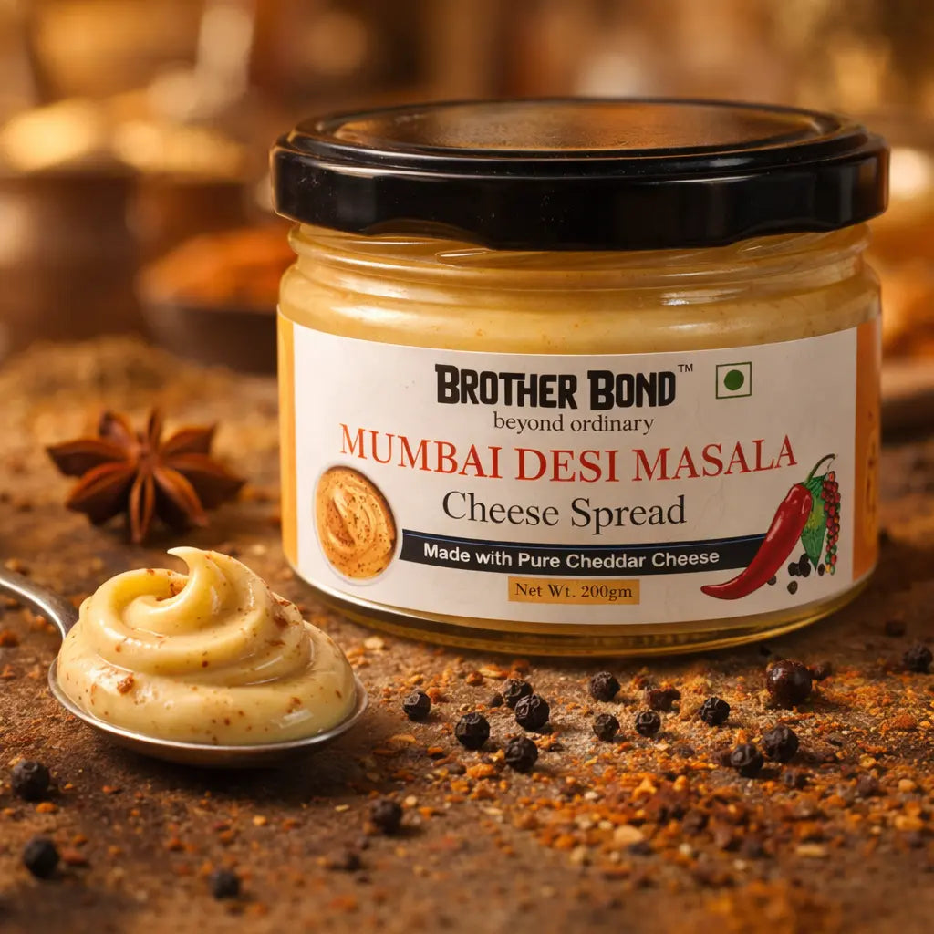 Mumbai Desi Masala Cheese Spread 200gm Brother Bond
