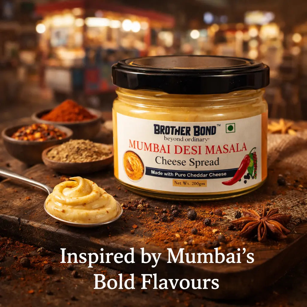 Mumbai Desi Masala Cheese Spread 200gm Brother Bond