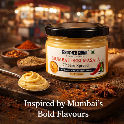 Mumbai Desi Masala Cheese Spread 200gm Brother Bond
