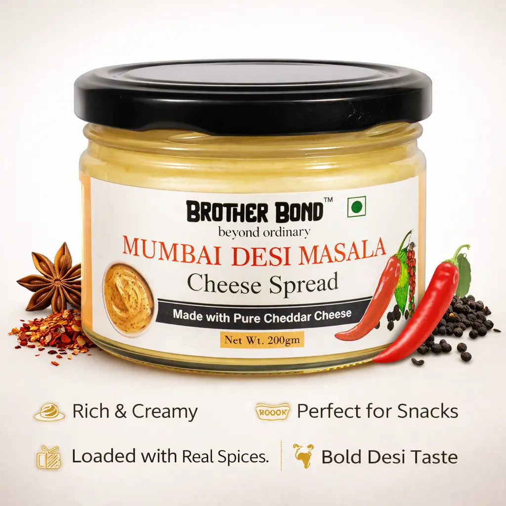Mumbai Desi Masala Cheese Spread 200gm Brother Bond