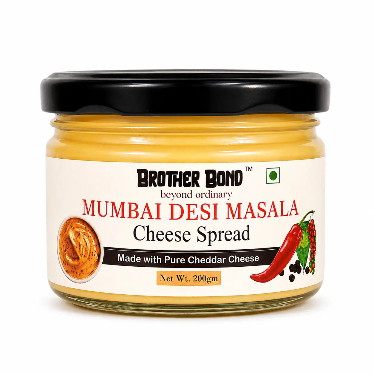 Mumbai Desi Masala Cheese Spread 200gm Brother Bond