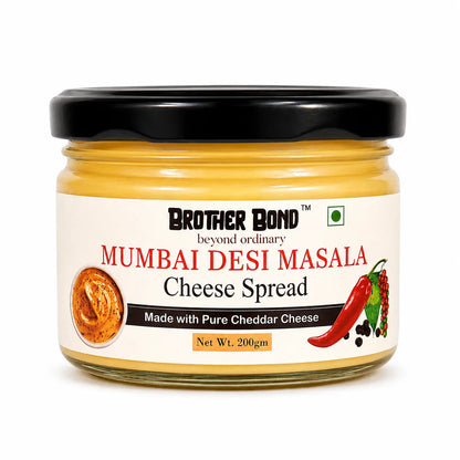 Mumbai Desi Masala Cheese Spread 200gm Brother Bond